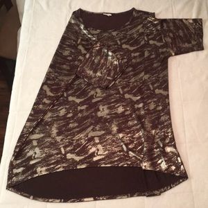 LuLaRoe Classic T bronze brushstroke t-shirt 3XL